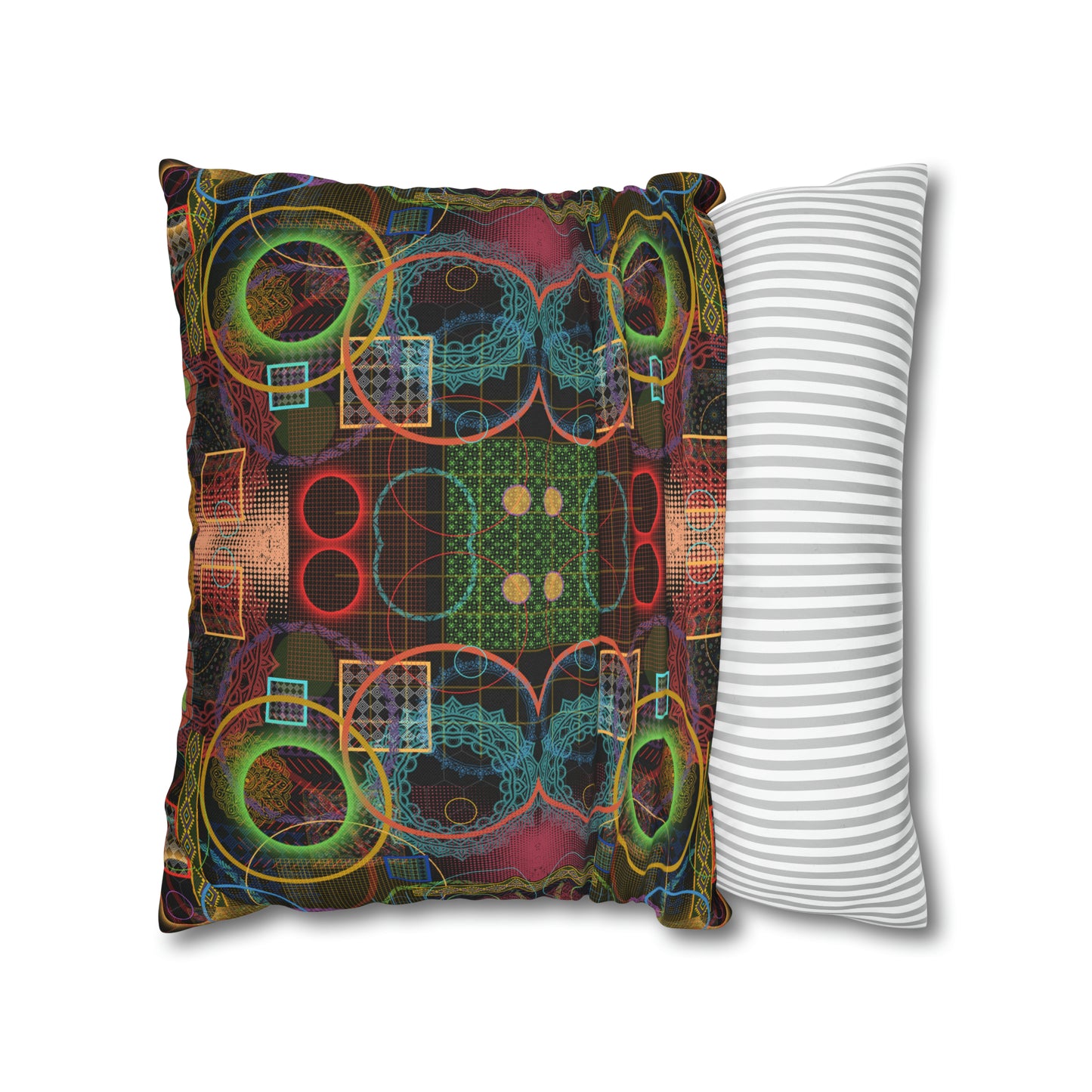 Cushion Pillow Case - No. 299 A - Multicolour Abstract