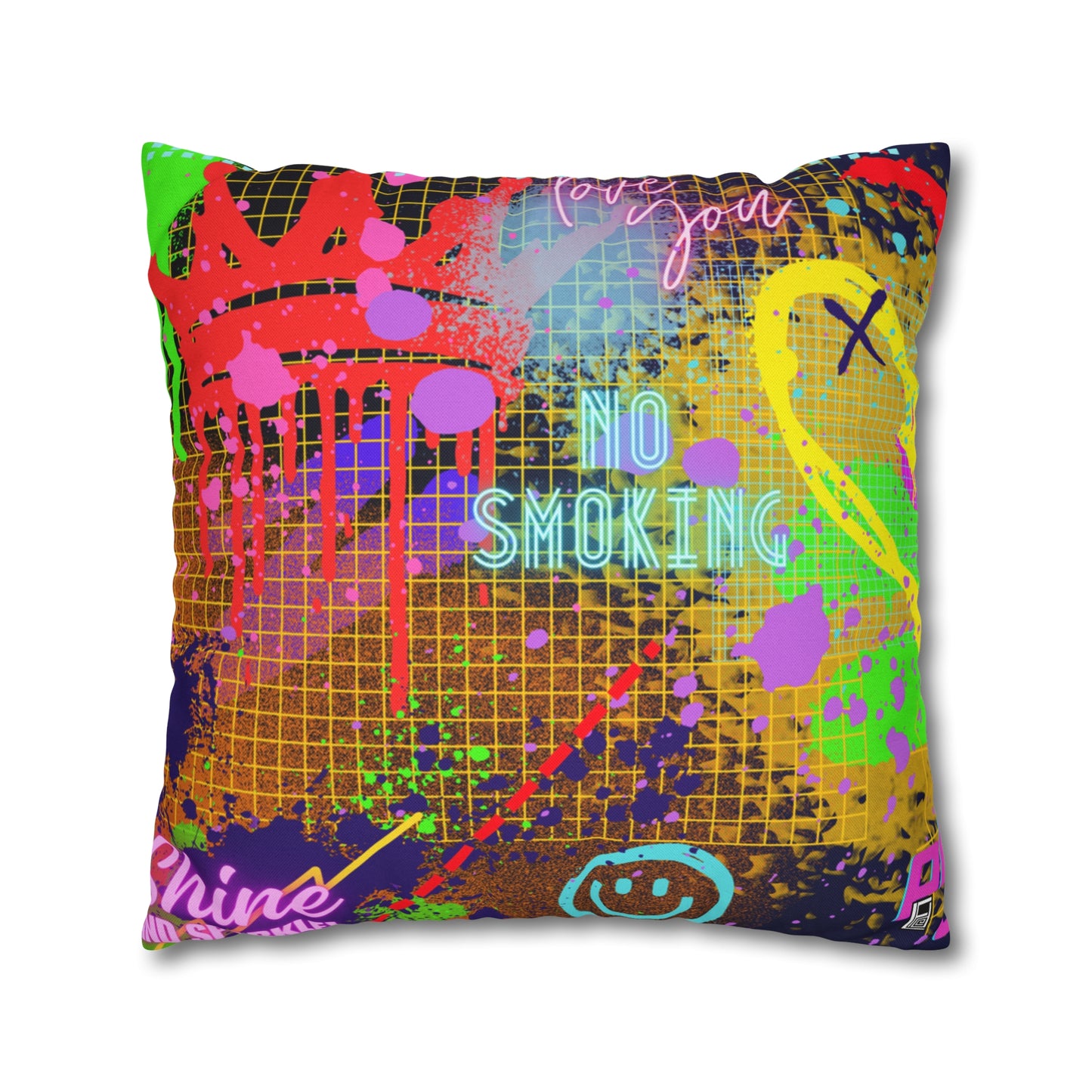 Cushion Pillow Case - No. 232 - 'No Smoking'