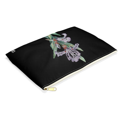 Make Up Bag - No. 272 - Purple Orchid Flower