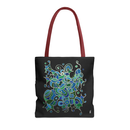 Tote Bag  - No.146 - A 'Bird of Paradise' on Black