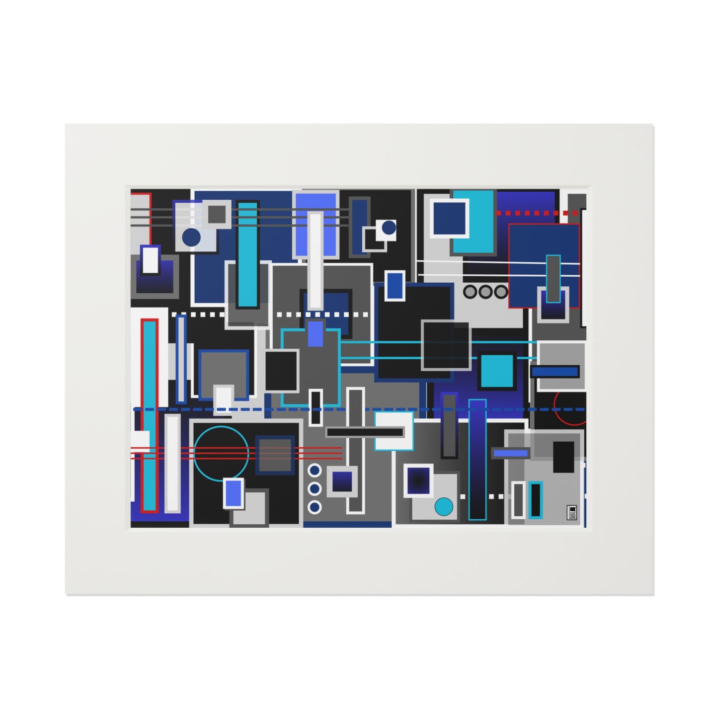 Fine Art Print (Cardboard Frame) - No. 235 - Squared 2