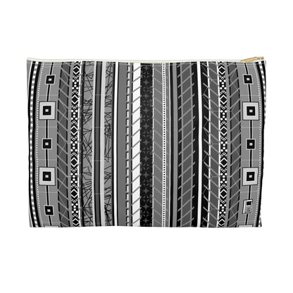 Make Up Bag - No. 298 - Black & White Stripe