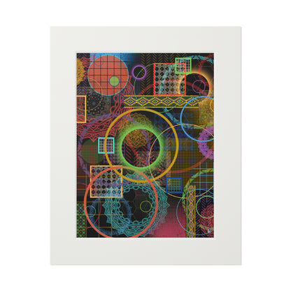 Fine Art Print (Cardboard Frame) - No. 299 - Rings