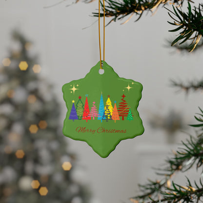 Ceramic Ornament - Merry Christmas G