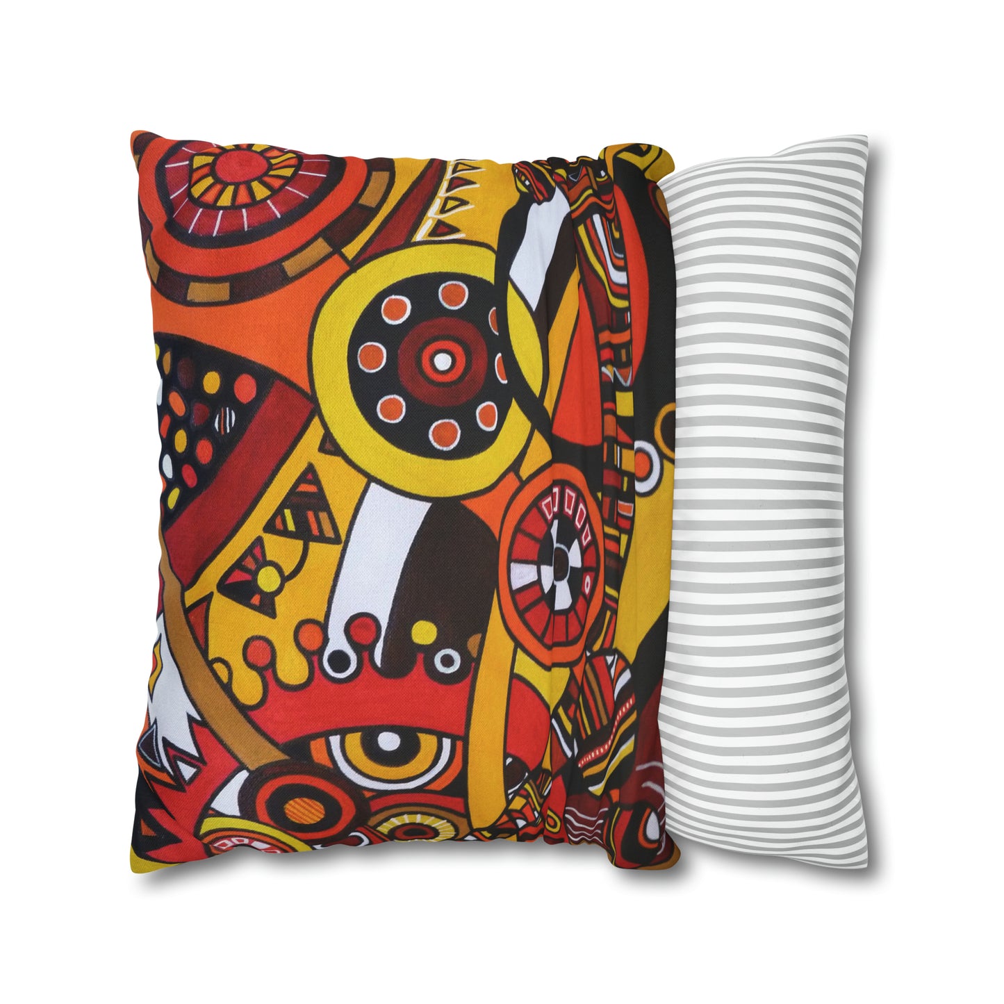 Cushion Pillow Case - No. 222 - 'Clockworks'