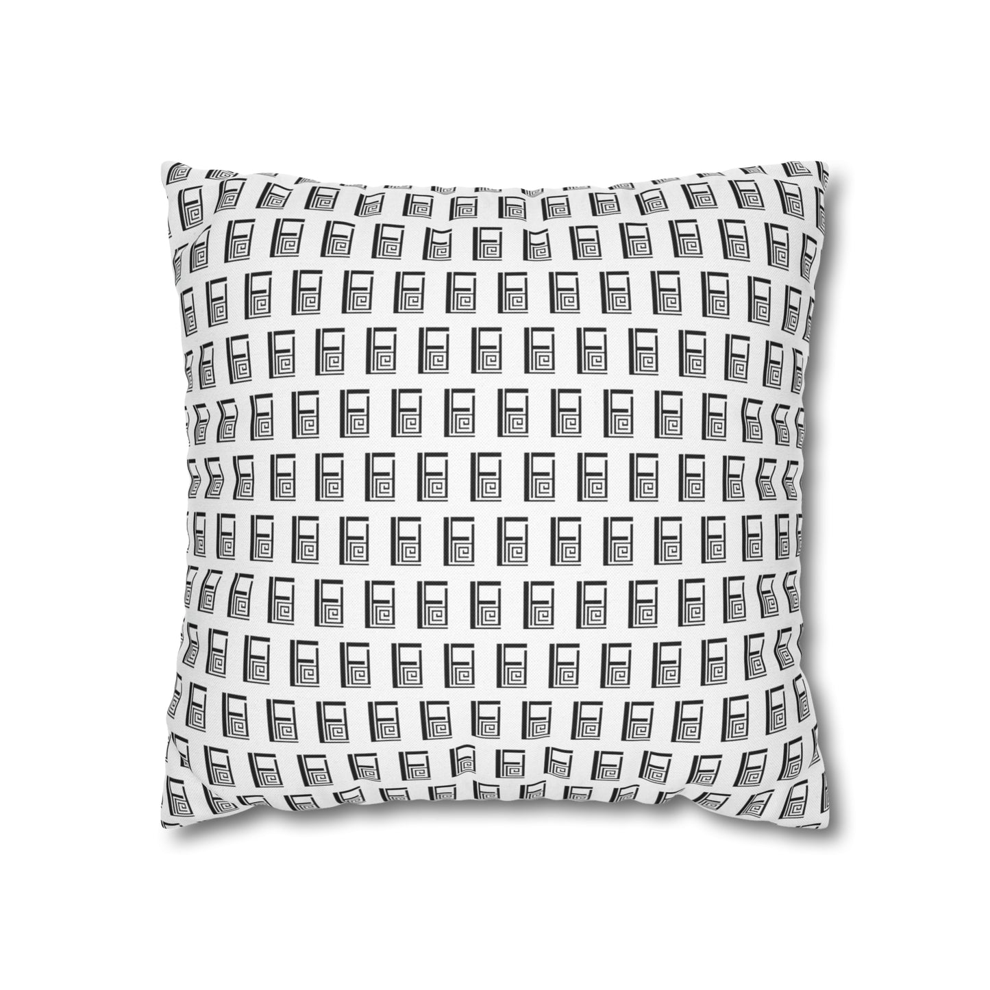 Cushion Pillow Case - No. 000WE - Logo on White