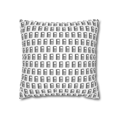 Cushion Pillow Case - No. 000WE - Logo on White