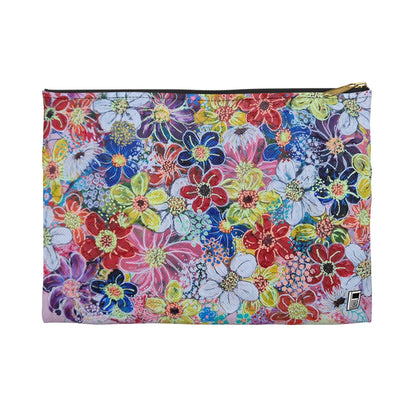 Make Up Bag - No. 241 - Flowers on Pink