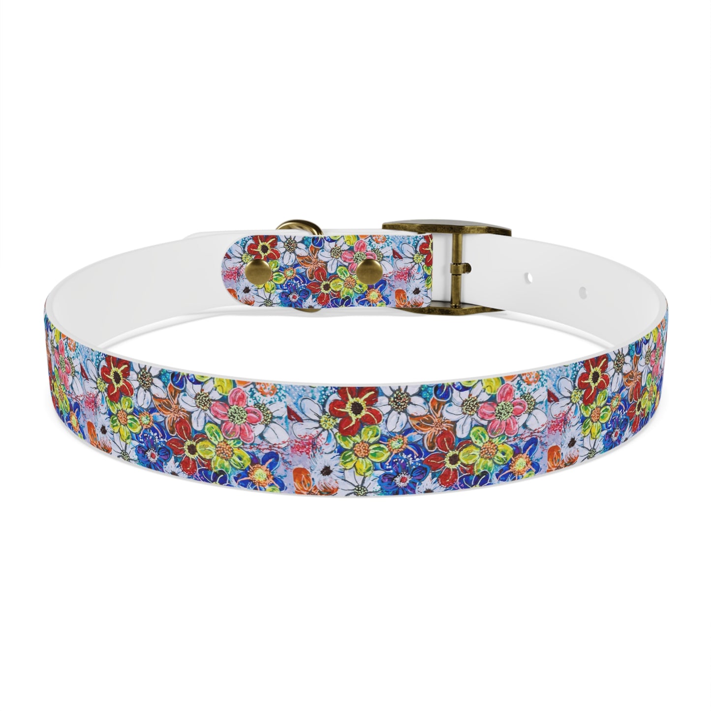 Dog Collar - No. 240 - Flowers