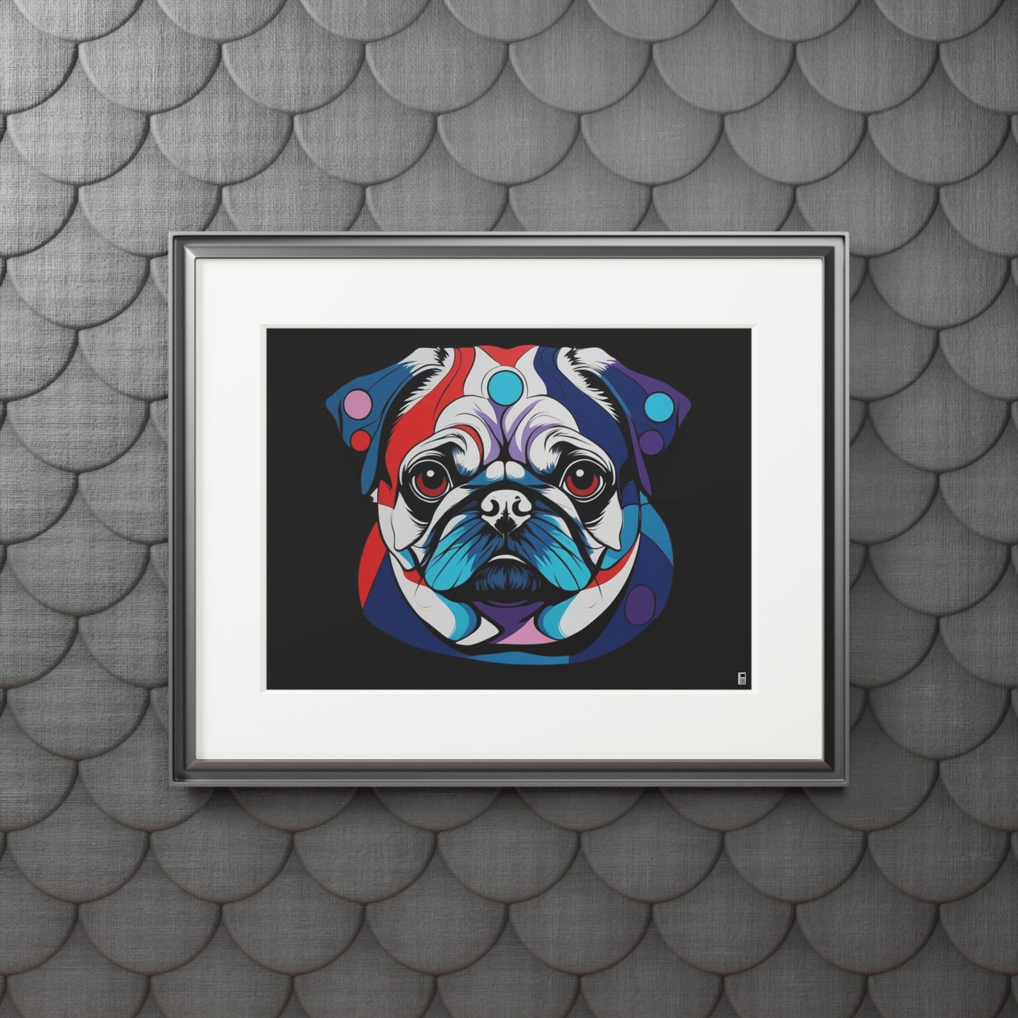 Fine Art Print (Cardboard Frame) - Pug