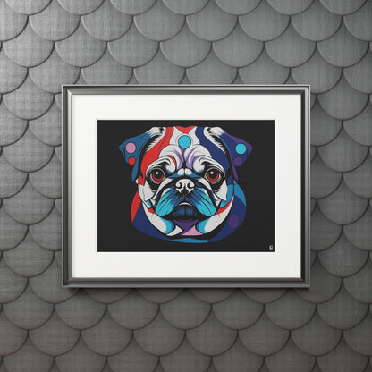 Fine Art Print (Cardboard Frame) - Pug