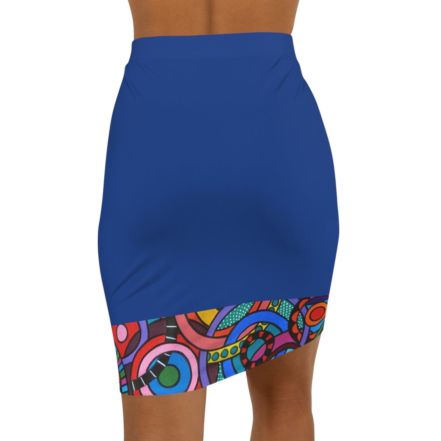 Women's Mini Skirt - No. 221 - 'Interlinked'