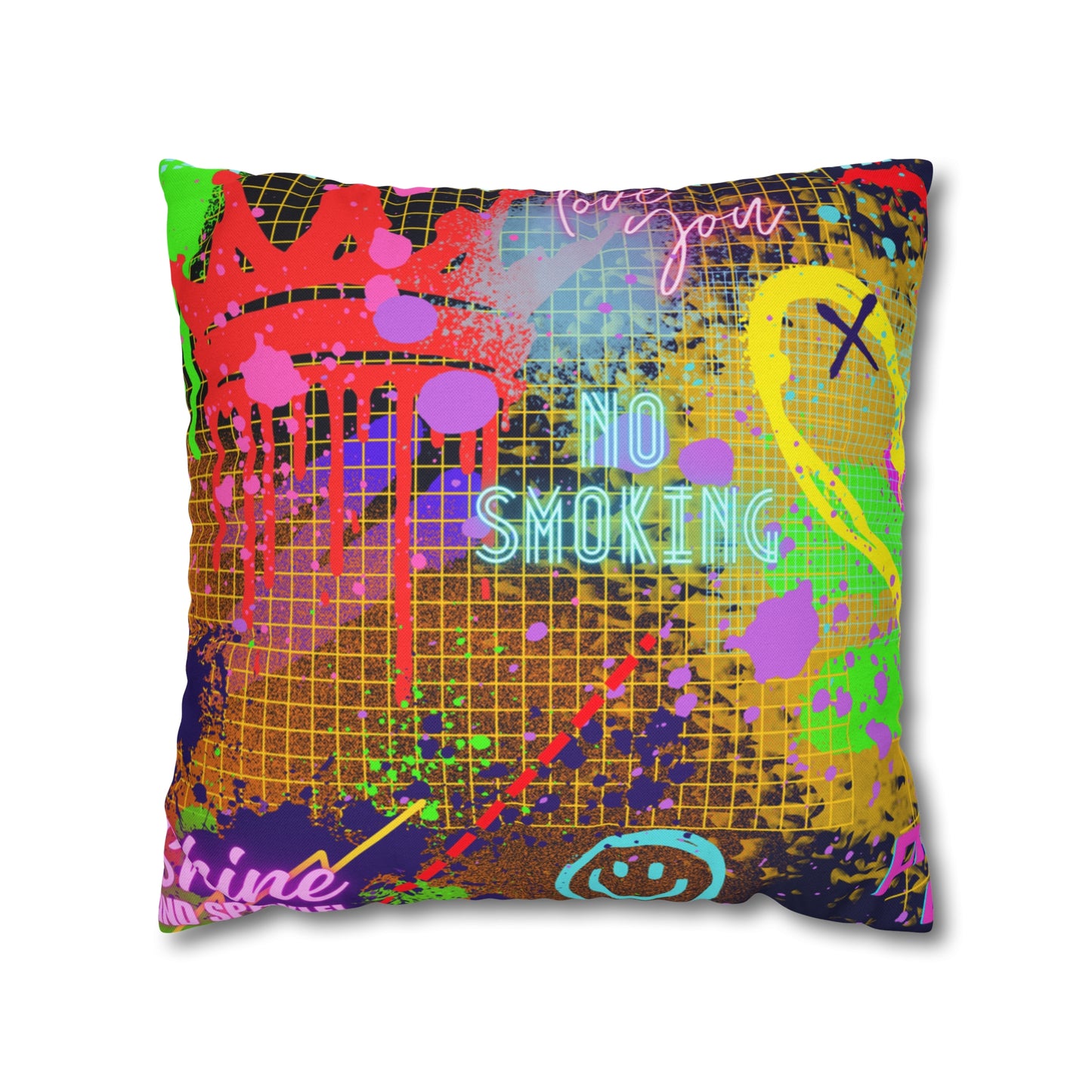 Cushion Pillow Case - No. 232 - 'No Smoking'