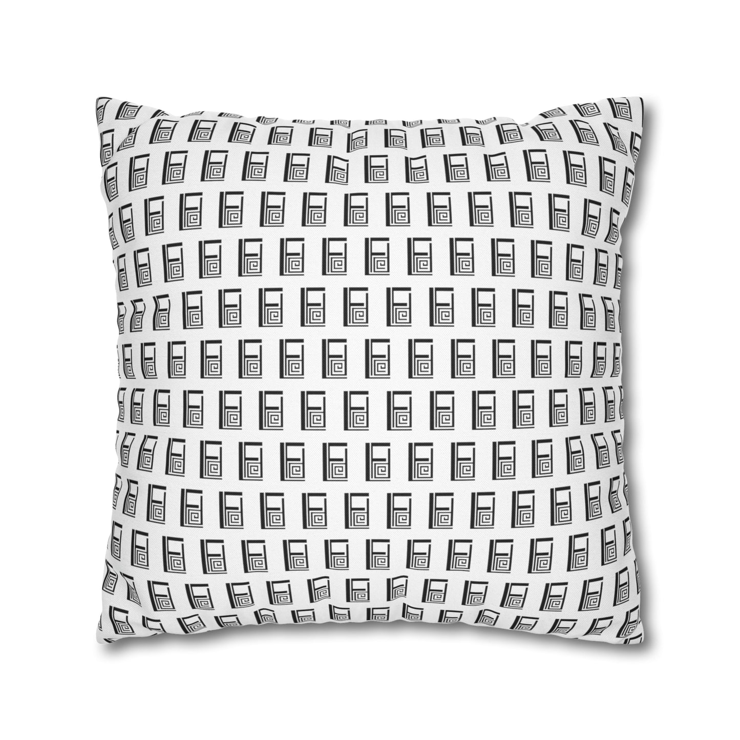 Cushion Pillow Case - No. 000WE - Logo on White