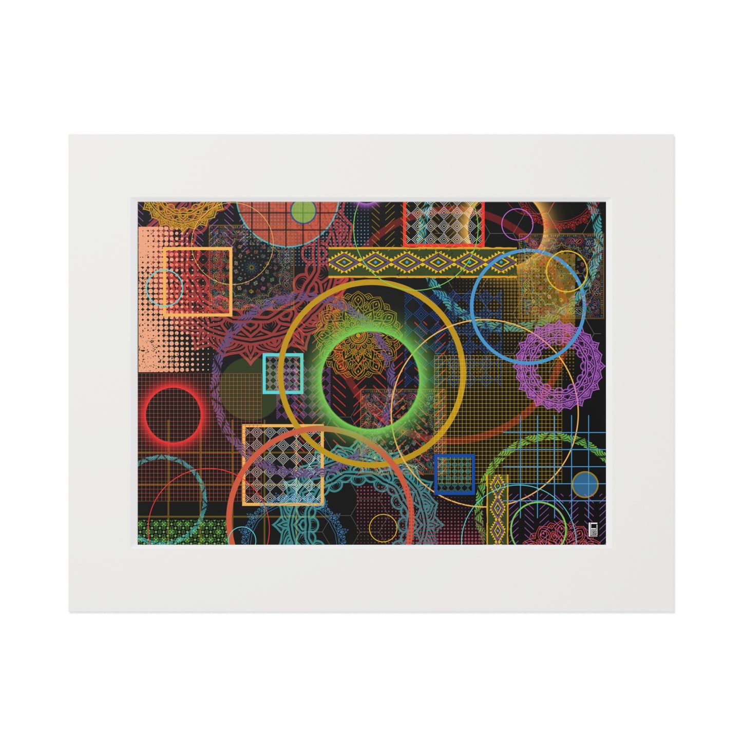 Fine Art Print (Cardboard Frame) - No. 299 - Rings