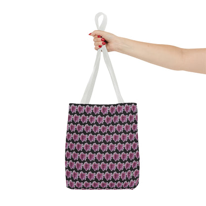 Tote Bag  - No. 269 - Pink & Purple Flower