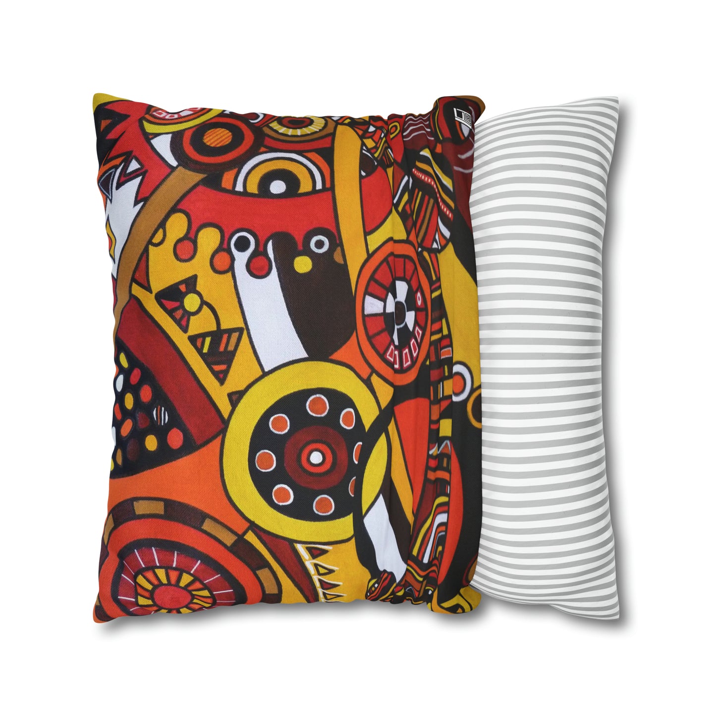 Cushion Pillow Case - No. 222 - 'Clockworks'