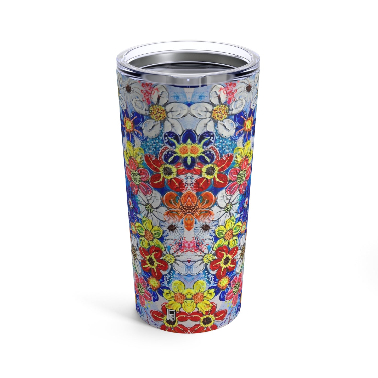 Tumbler 20oz - No.  240 - By Irish Artist Fiona de Lacy - Flowers