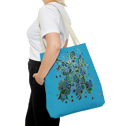 Tote Bag  - No.146 A 'Bird of Paradise' -  By Irish Artist Fiona de Lacy