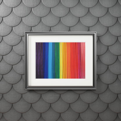 Fine Art Print (Cardboard Frame) - No. 305 - 'Pride' Rainbow