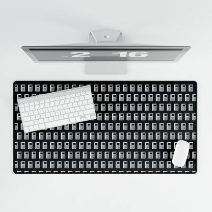 Large, Medium & Small Desk / Mouse Mat - No. 000Bk