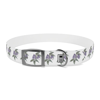 Dog Collar - No. 270 - Purple Drop Flowers