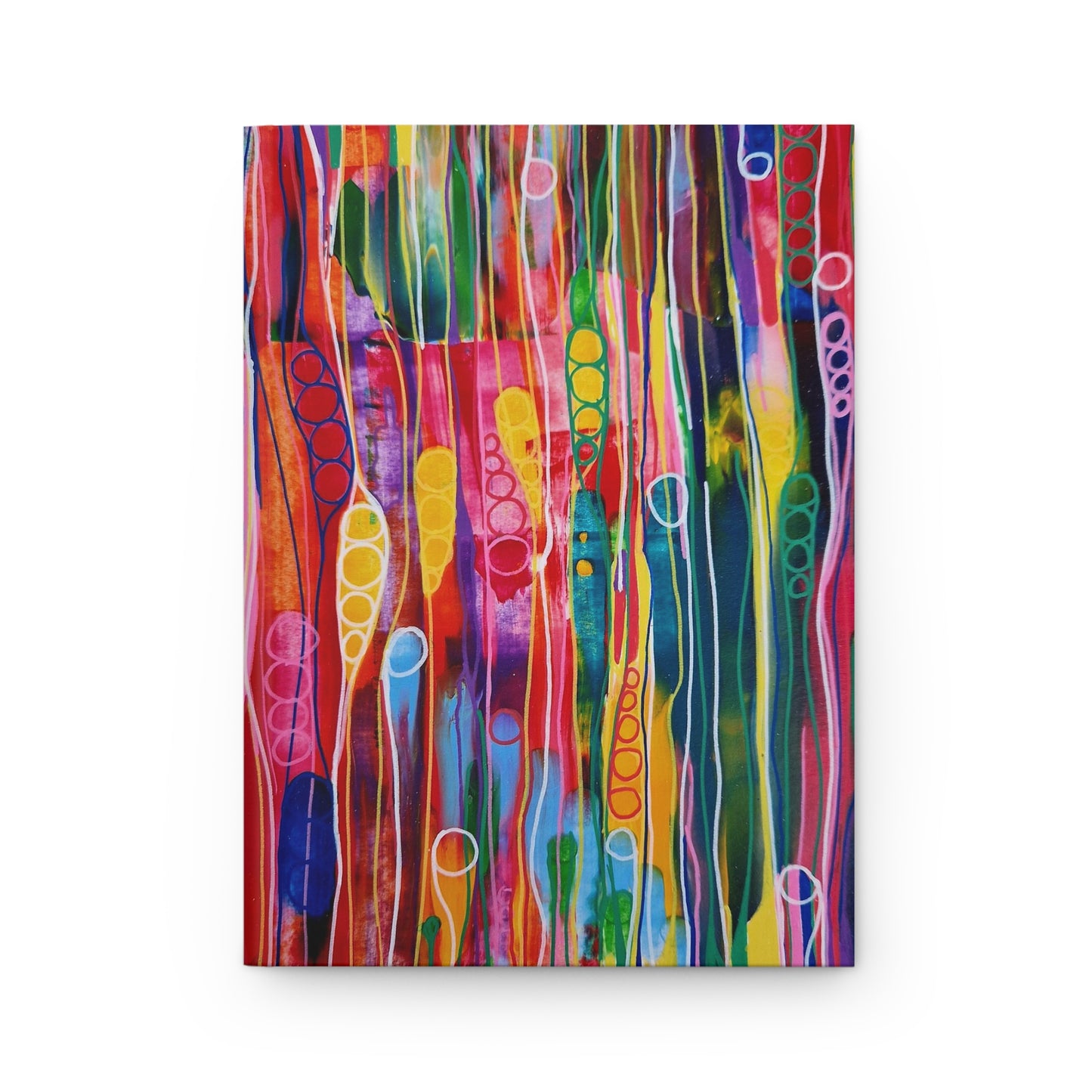 Hardcover Journal Matte (Lined) - No. 237 'Pods' - By Irish Artist Fiona de Lacy - Multicoloured