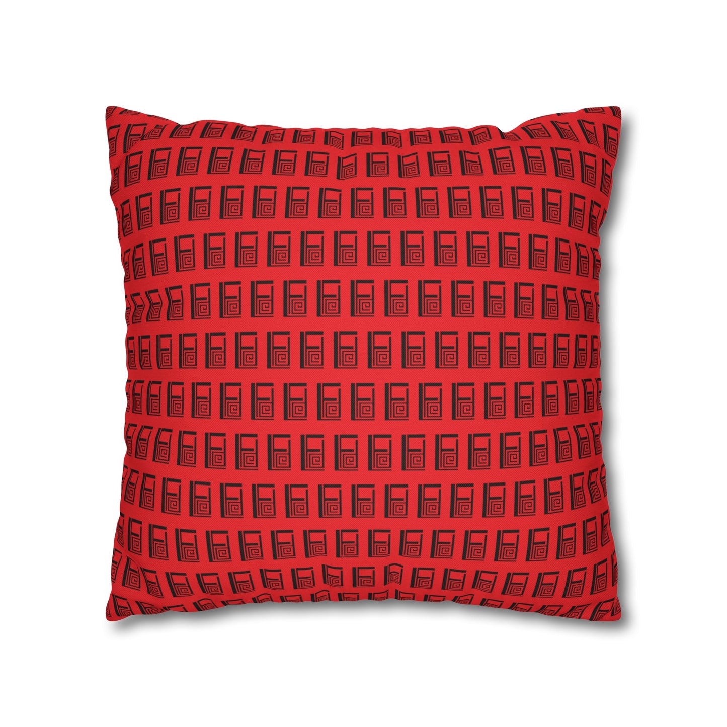 Cushion Pillow Case - No. 000RD - Artists logo on Red