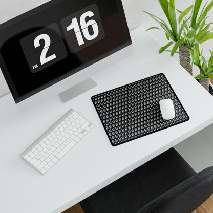 Large, Medium & Small Desk / Mouse Mat - No. 000Bk