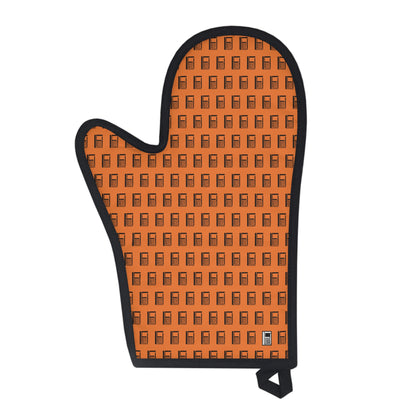 Oven Glove - No. 000OG - Artists Logo on Orange