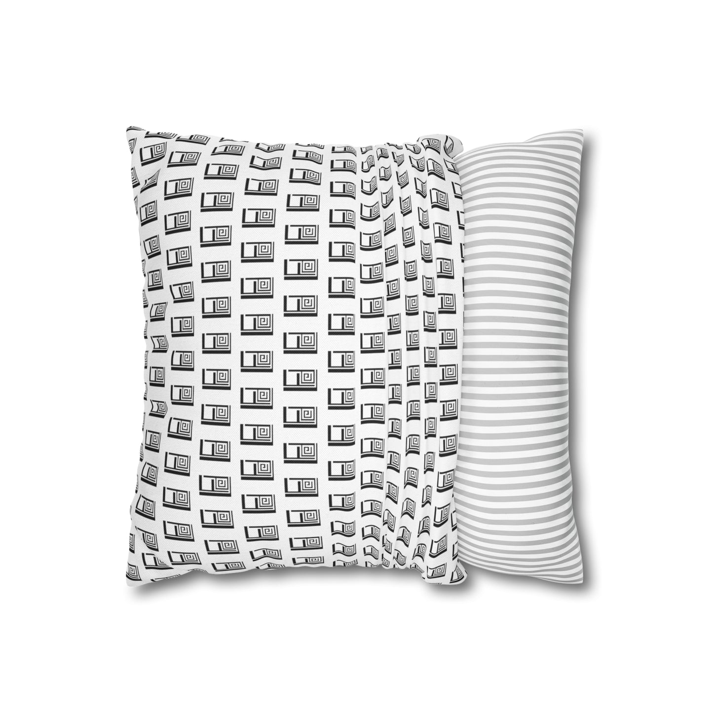 Cushion Pillow Case - No. 000WE - Logo on White