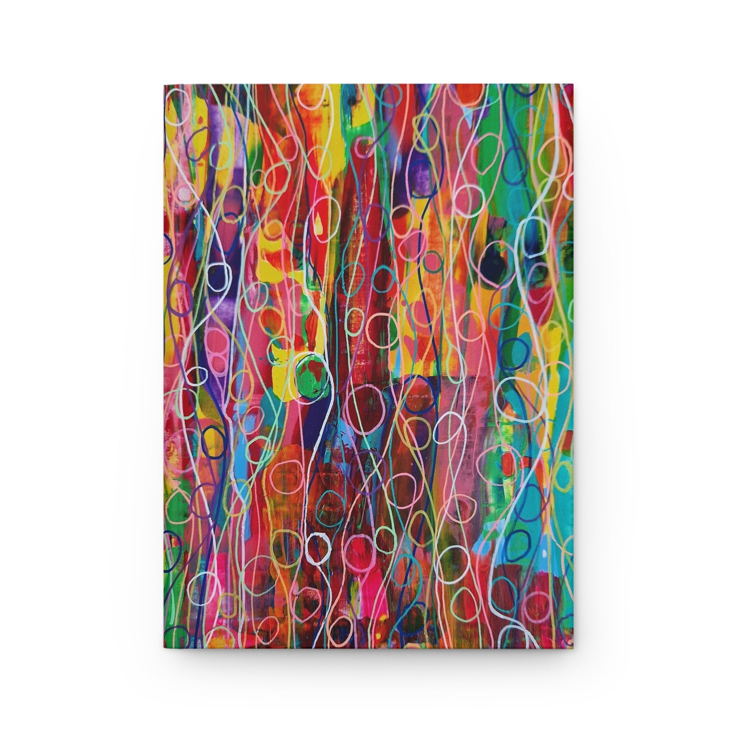 Hardcover Journal Matte (Lined) - No. 239 'Droplets' - By Irish Artist Fiona de Lacy