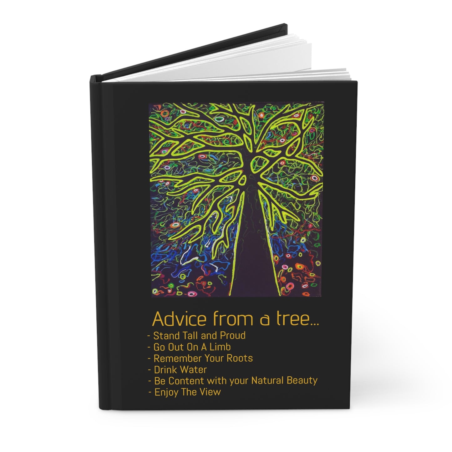 Hardcover Journal Matte (Lined) - No. 111 - Advice from a tree