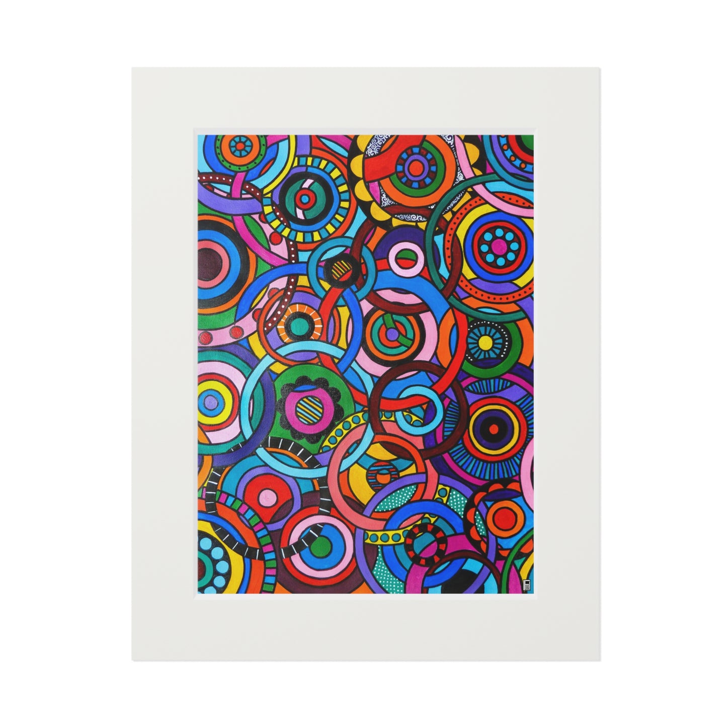 Fine Art Giclee Print (Cardboard Frame) - No. 221 - Interlinked