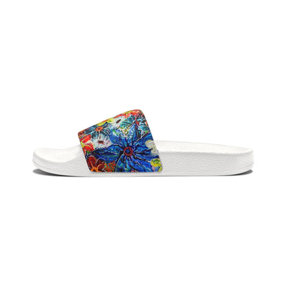 Children's Sliders - No. 242 - Large Blue flowers