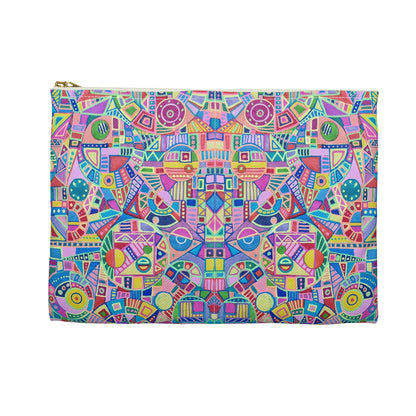 Make Up Bag - No. 258 - Teddy Bear Abstract