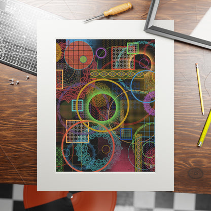 Fine Art Print (Cardboard Frame) - No. 299 - Rings