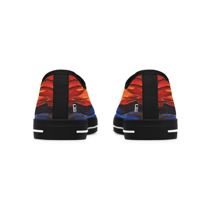Women's Low Top Sneakers, No. 143 - A Brand New Day - By Irish Artist Fiona de Lacy