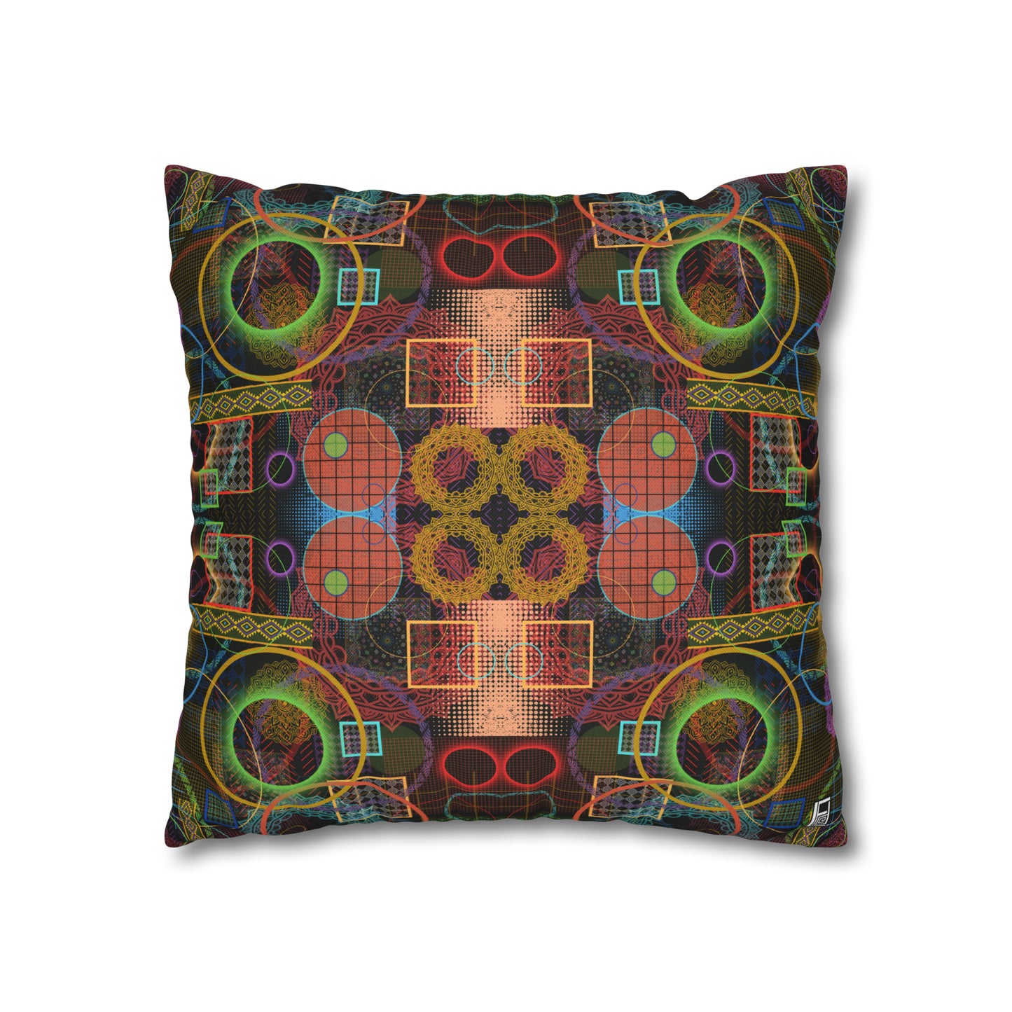 Cushion Pillow Case - No. 299 - Multicolour Abstract