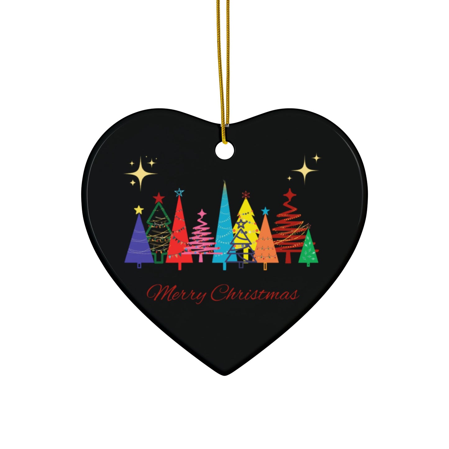 Ceramic Ornament - Merry Christmas BL