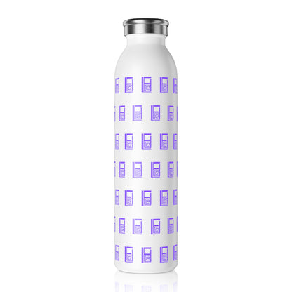 Slim Water Bottle - No. 000 Artists Logo - By Irish Artist Fiona de Lacy