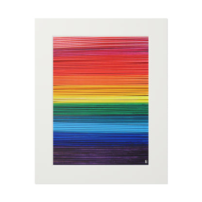 Fine Art Print (Cardboard Frame) - No. 305 - 'Pride' Rainbow