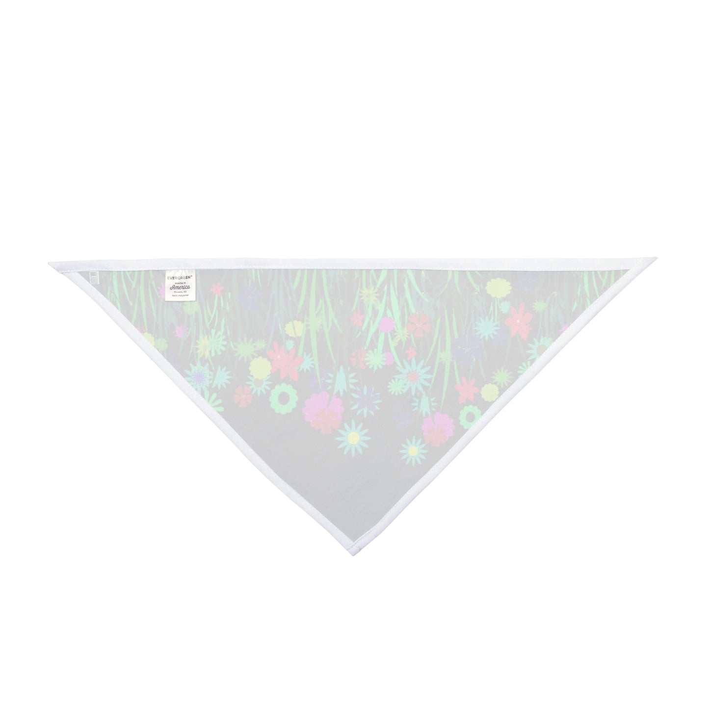 Pet Bandana - No. 301 BK - Flowers