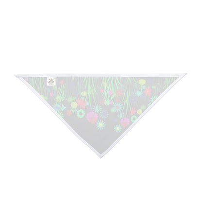 Pet Bandana - No. 301 BK - Flowers