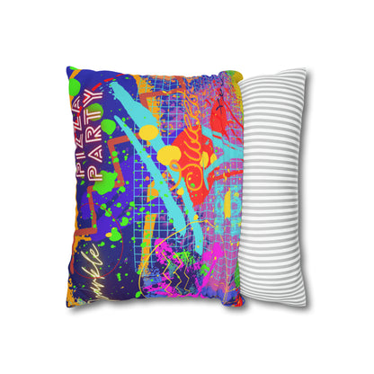 Cushion Pillow Case - No. 232 - 'Pizza Party'