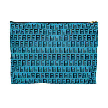 Make Up Bag - No. 000 - Black Logo on Turquoise