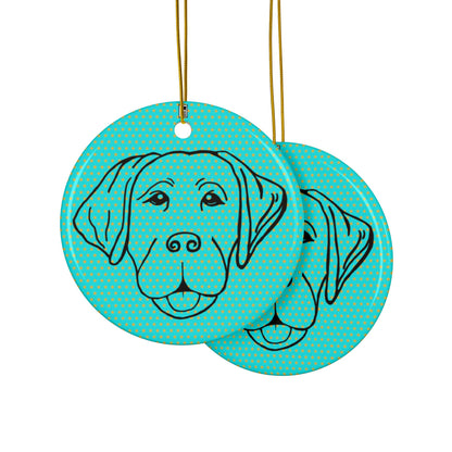 Ceramic Ornament - No. LAB RD