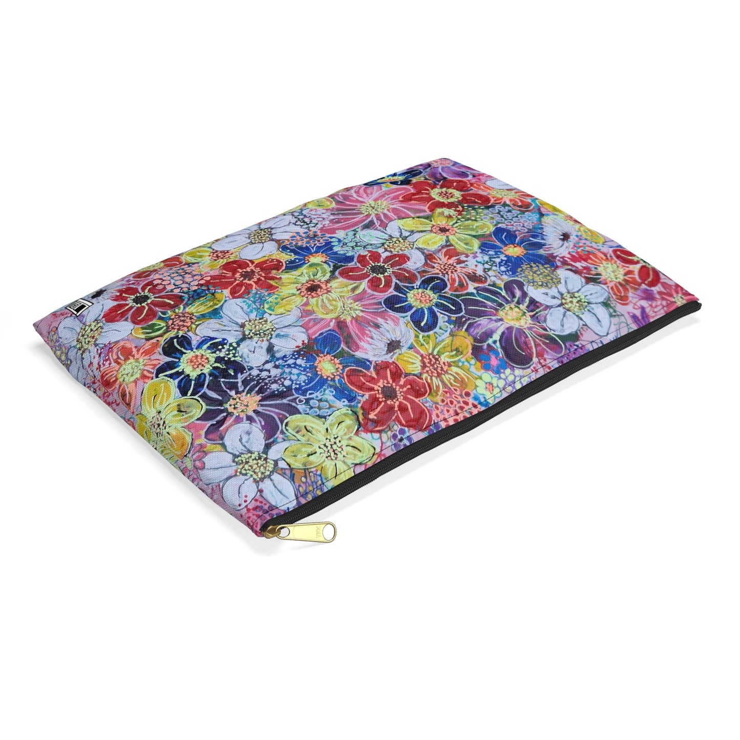 Make Up Bag - No. 241 - Flowers on Pink