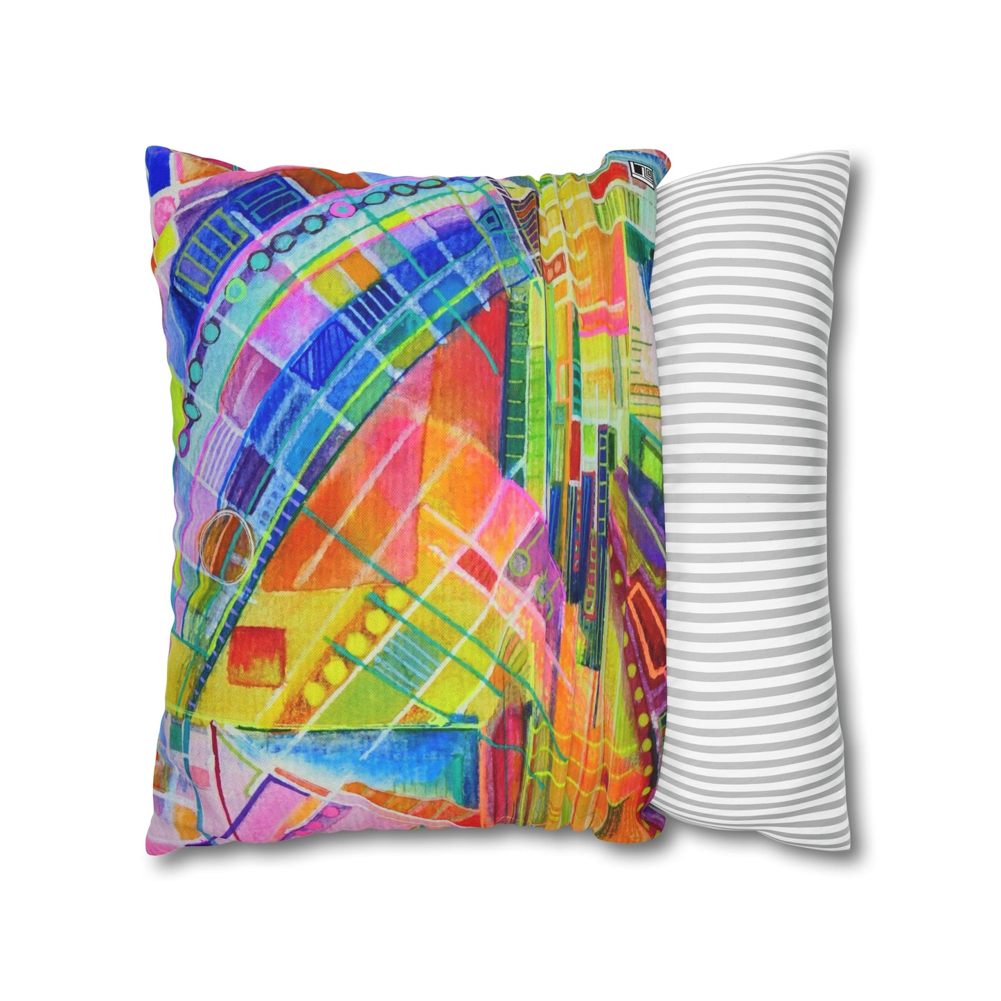 Cushion Pillow Case - No. 234 - Water Colour Abstract