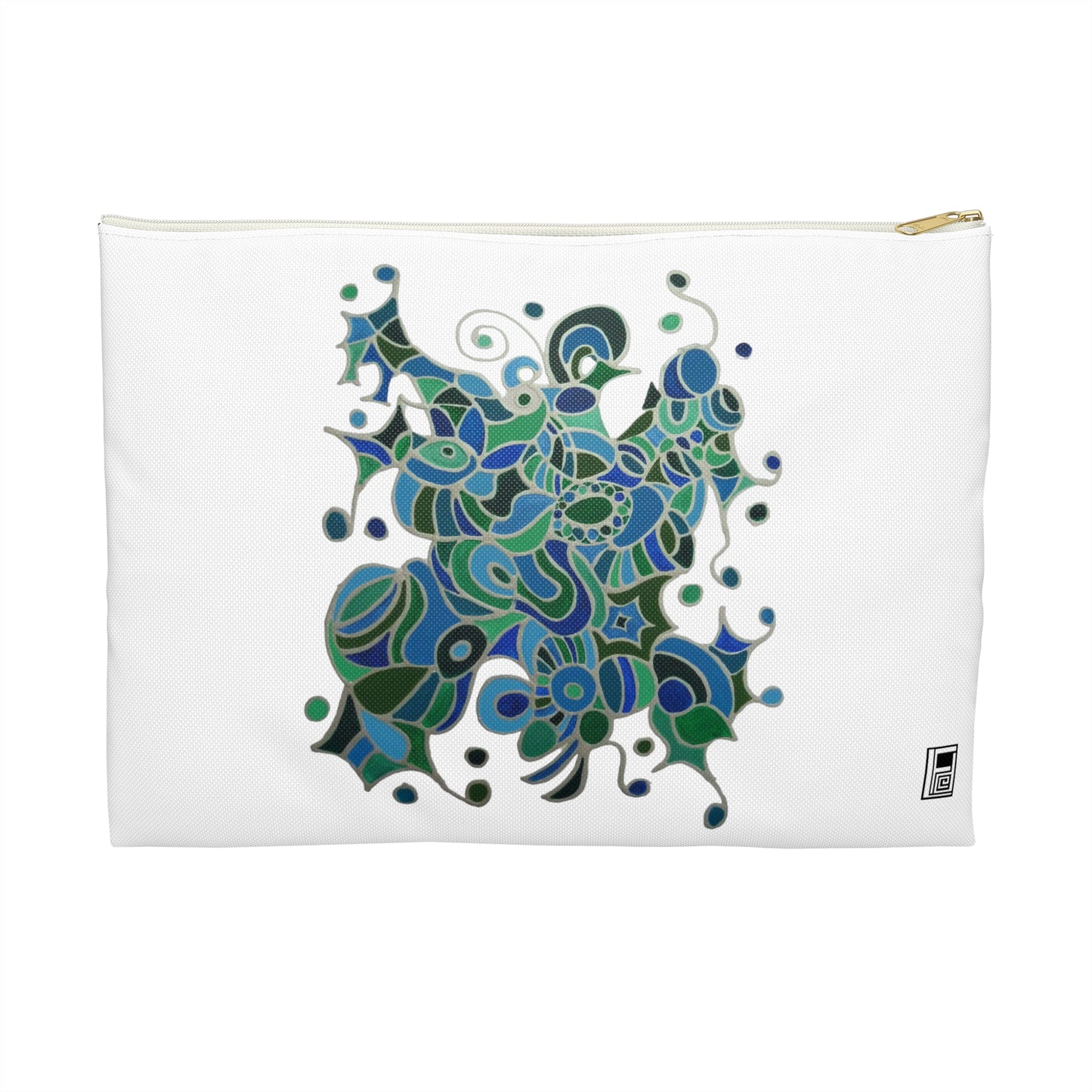 Make Up Bag - No. 219 - Bird of Paradise on White
